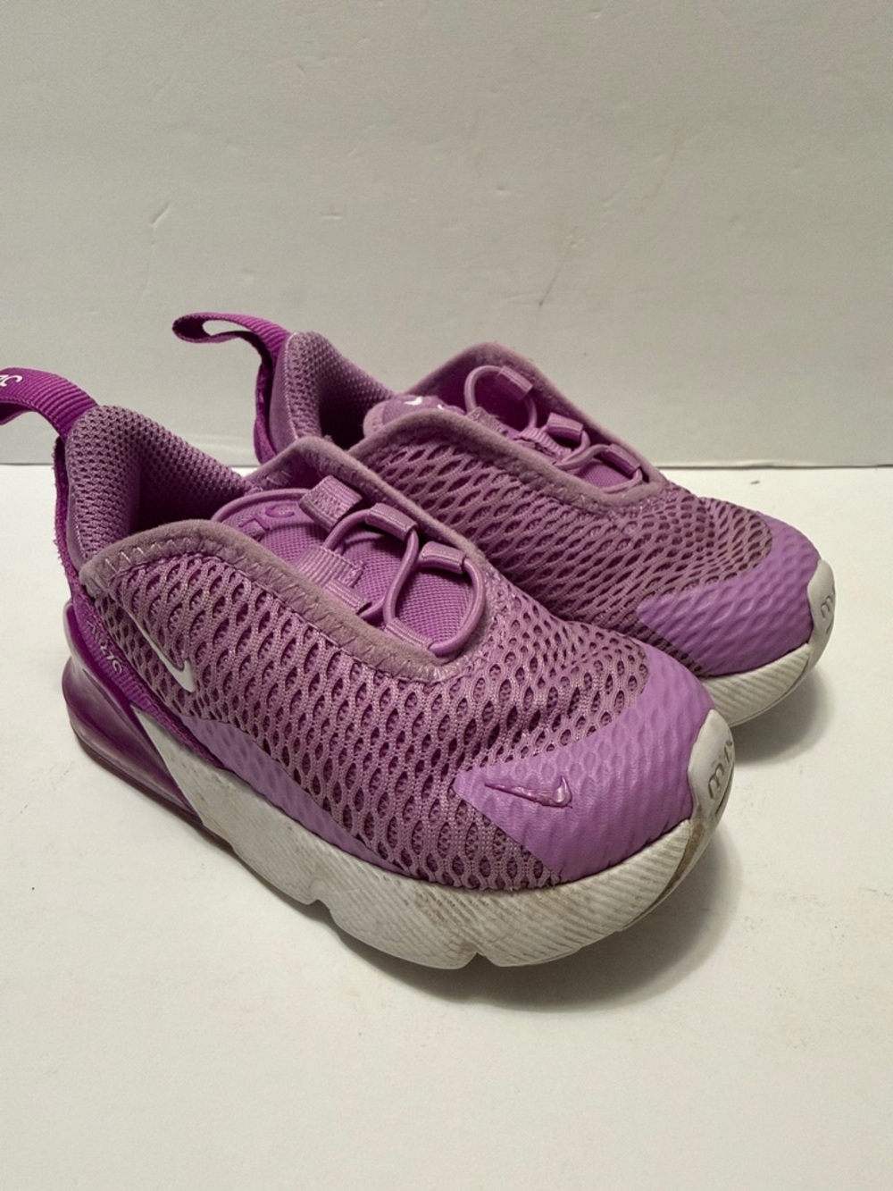 Nike Air Max Kids Slip-On Sneakers in Lilac/Purple
